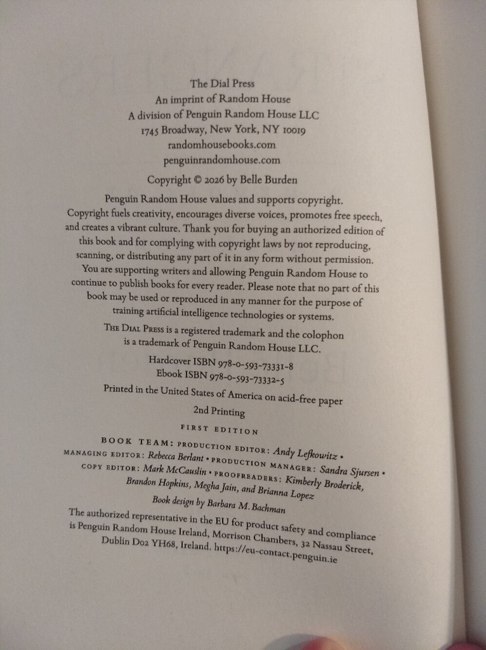 Strangers A Memoir of Marriage by Belle Burden — Hardcover - Picture 3 of 5